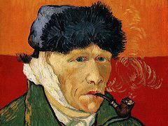 Self-Portrait with Bandaged Ear and Pipe by Vincent van Gogh