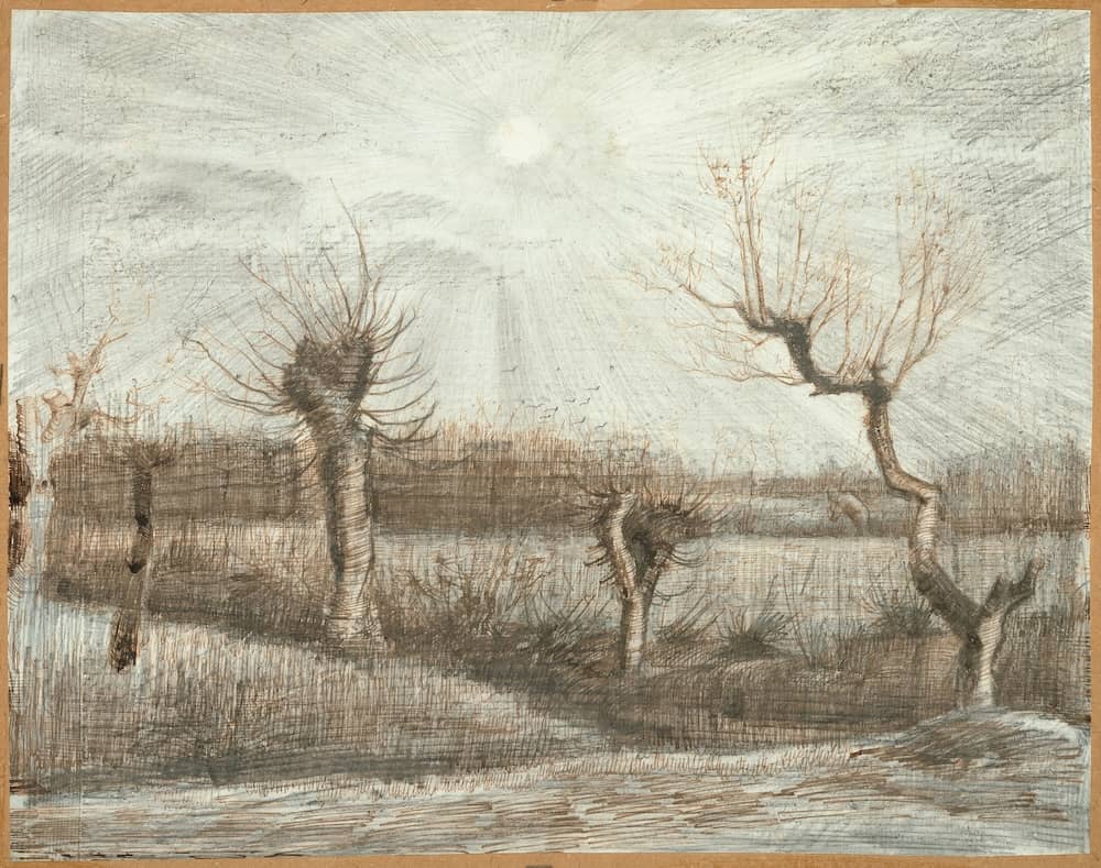 Pollards - by Vincent van Gogh