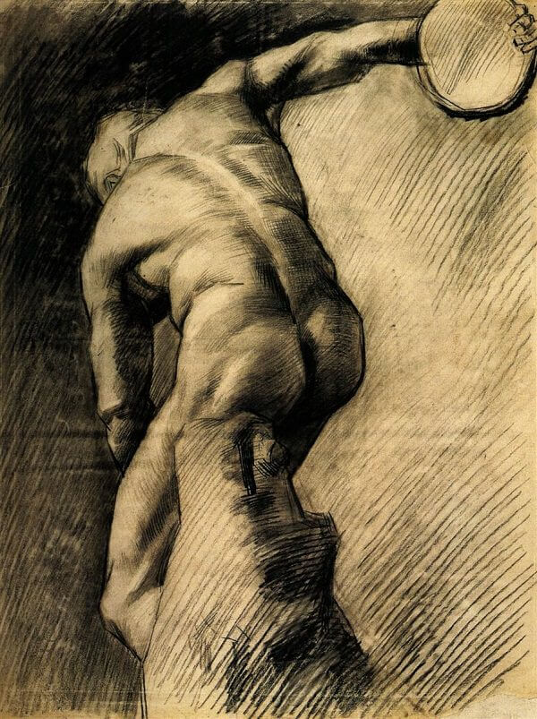 The Discus Thrower - by Vincent van Gogh
