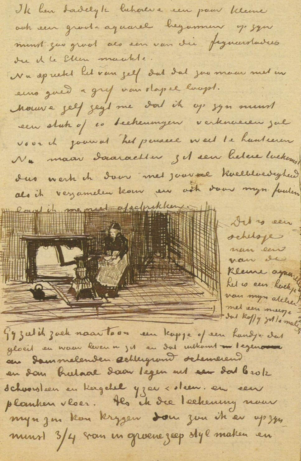 Letter 01/12/1882 - by Vincent van Gogh