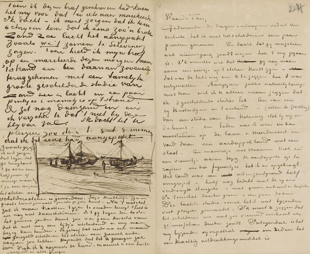 Letter 08/11/1882 - by Vincent van Gogh