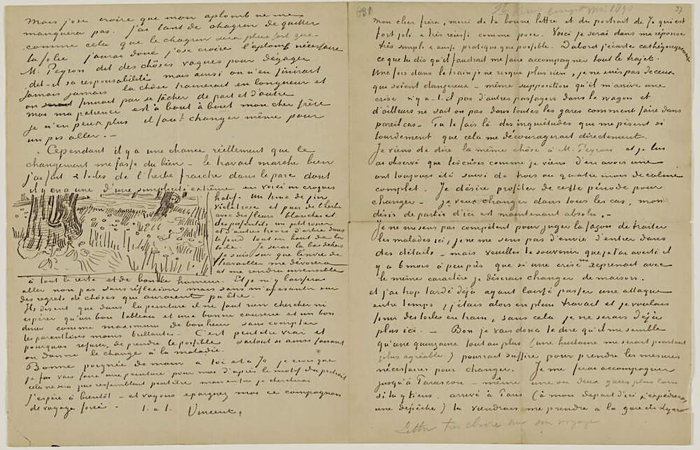 Letter 05/04/1890 - by Vincent van Gogh