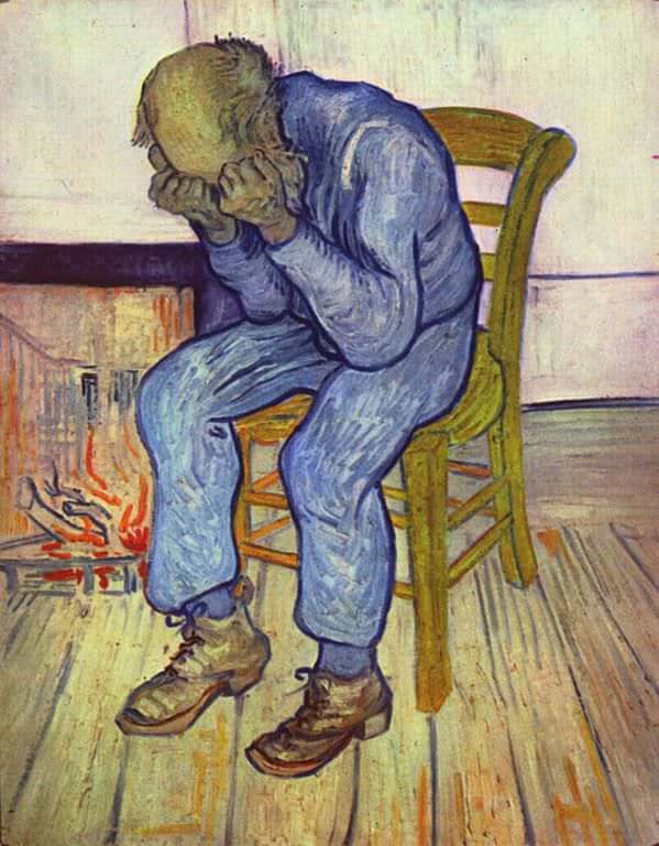 At Eternity's Gate, 1890 by Vincent Van Gogh