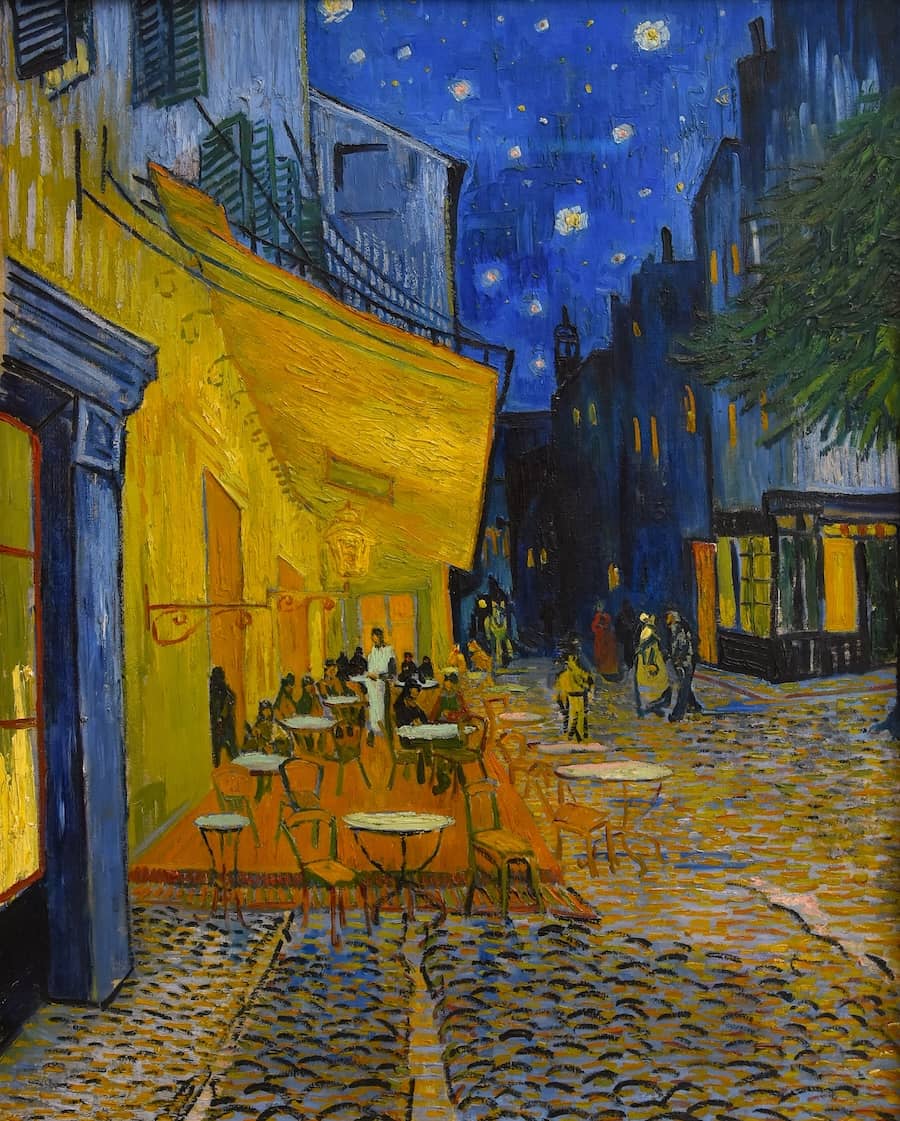 Caf Terrace At Night By Vincent Van Gogh