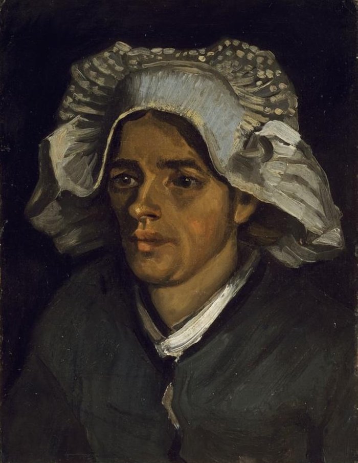Head of a Peasant Woman, 1885 by Vincent Van Gogh