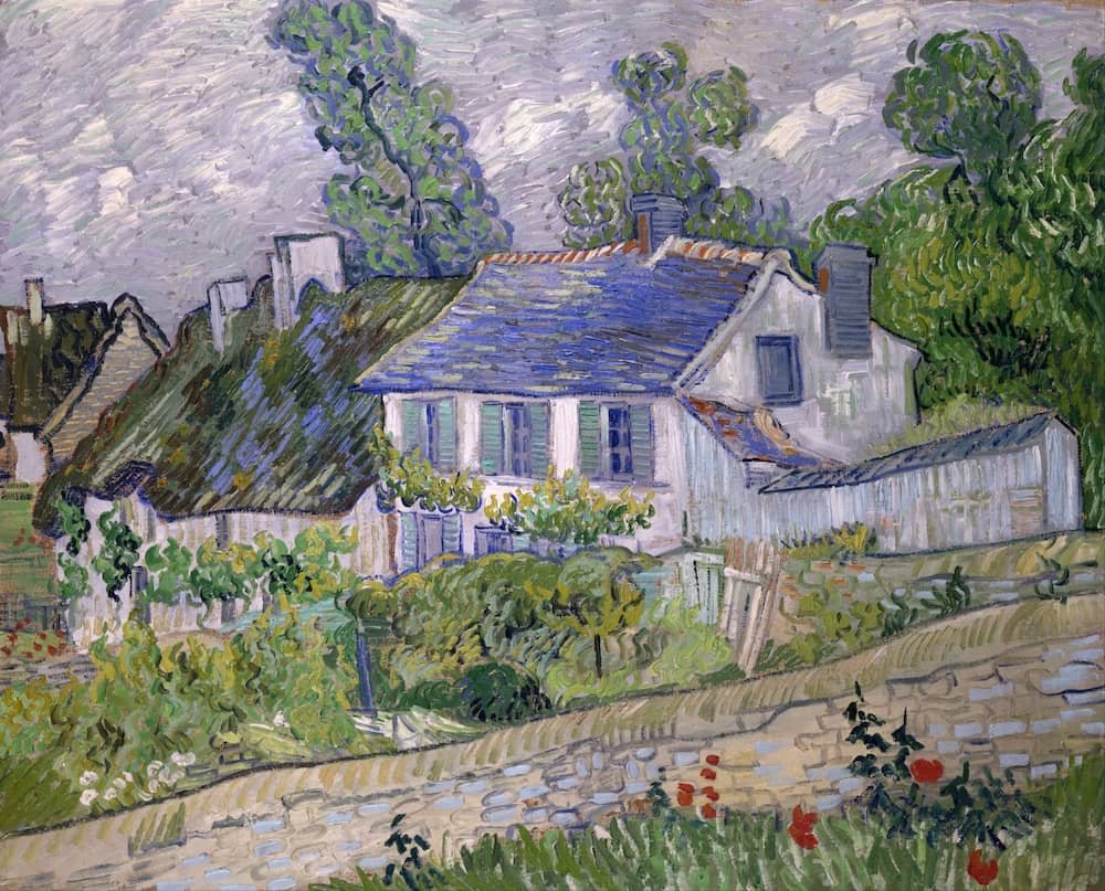 Houses at Auvers, 1890 by Vincent van Gogh