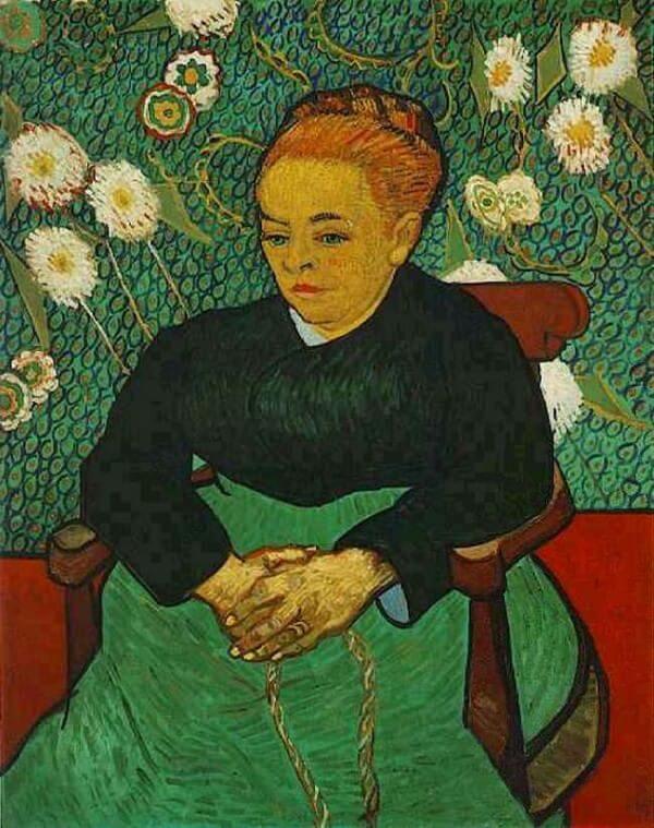 La Berceuse, 1889 by Vincent van Gogh