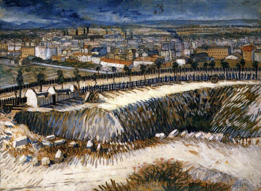Outskirts of Paris near Montmartre, 1887 by Vincent van Gogh