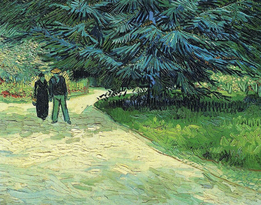 Public Garden at Arles, 1889 by Vincent Van Gogh