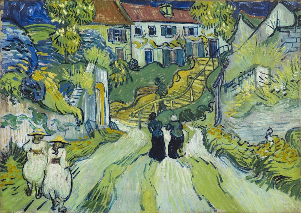 Stairway at Auvers, 1890 by Vincent van Gogh
