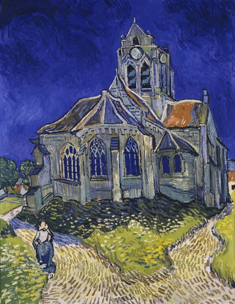 The Church at Auvers, 1890 by Vincent Van Gogh