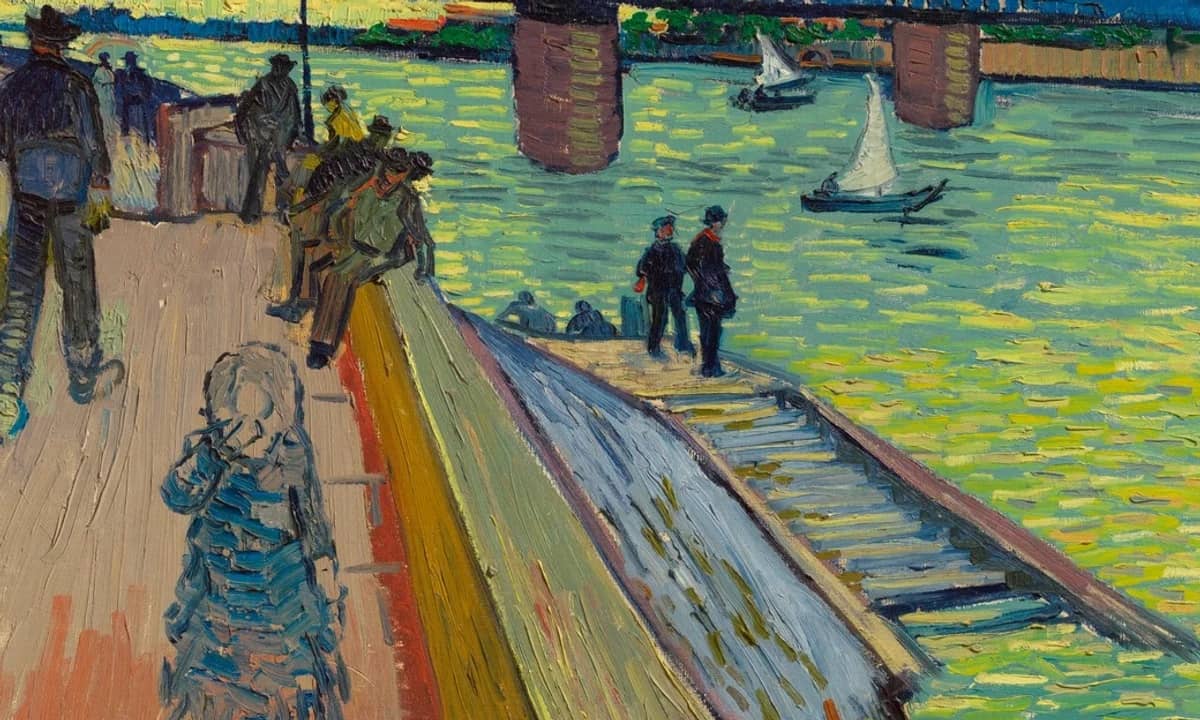 The Trinquetoille Bridge, 1888 by Vincent van Gogh