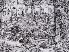 Garden of Hospitals in Arles by Vincent van Gogh