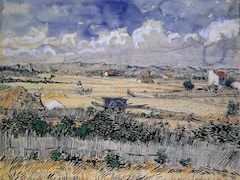 Harvest Landscape by Vincent van Gogh