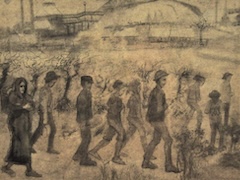 Miners in the Snow by Vincent van Gogh