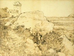 Ruine of the Abbey of Montmajour by Vincent van Gogh