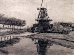 The Oranjeboom Windmill Dordrecht by Vincent van Gogh