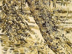 Tree with Ivy in the Asylum Garden by Vincent van Gogh
